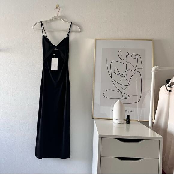 NWT ZARA GATHERED DRESS - Picture 12 of 13